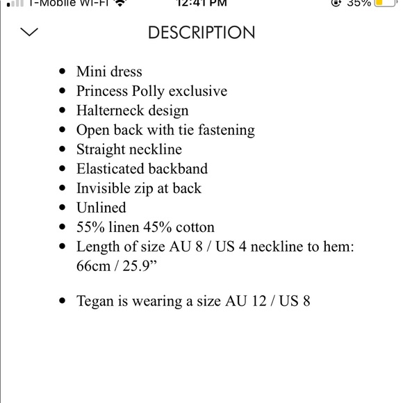 💜Princess Polly Sinclair Mini Dress💜 - Picture 6 of 6